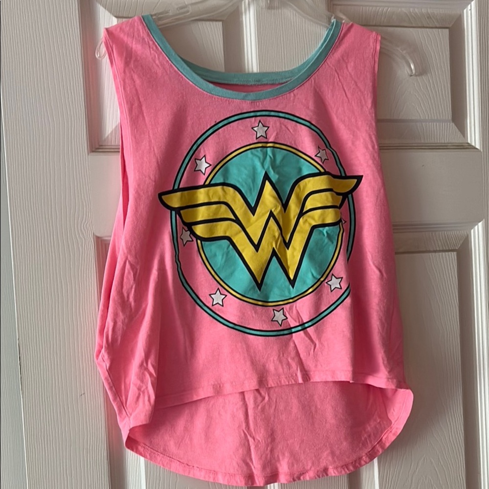 Pink Wonder Woman Tank Top